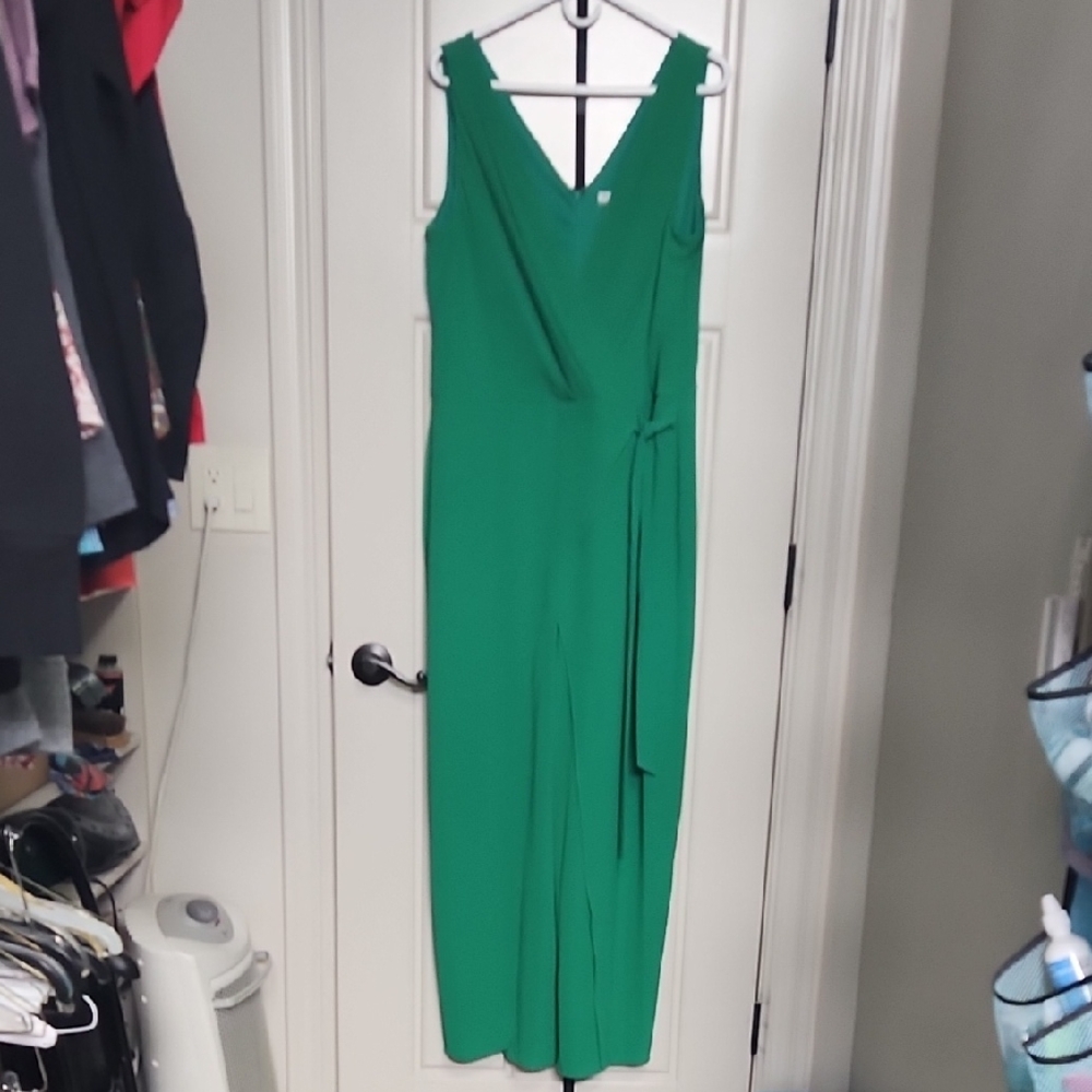 London Times Green Jumpsuit